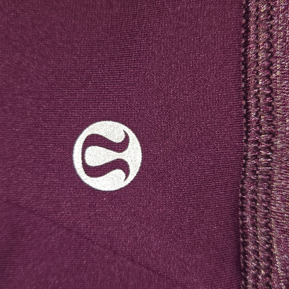 Lululemon Women's Hustle & Bustle Tank Top w/ Drawstring Waistband Purple Size 4 - Picture 6 of 8